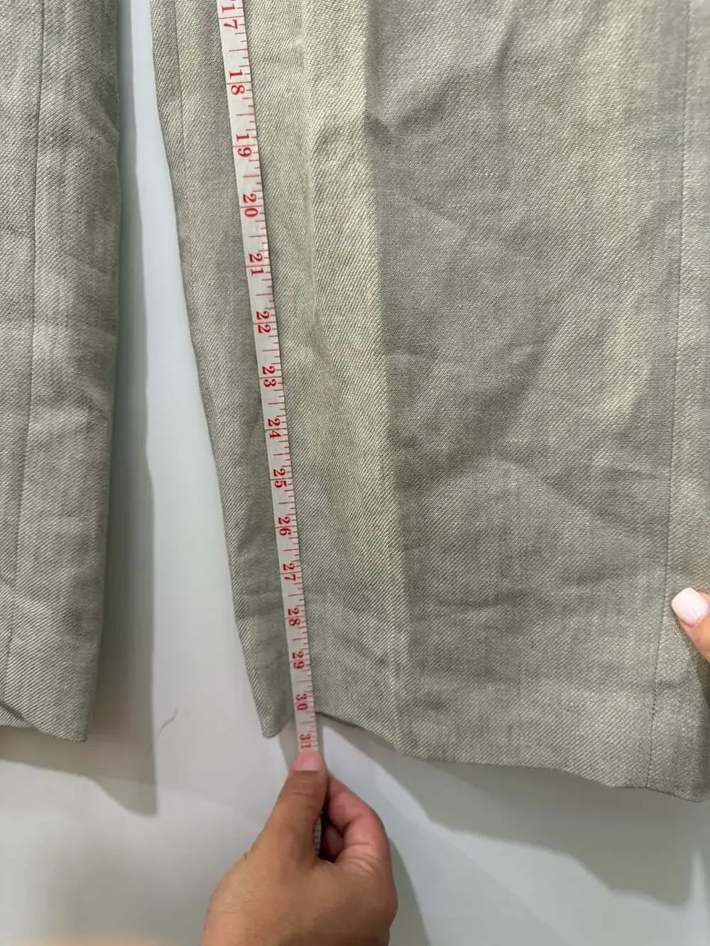 Aritzia Effortless Pant Linen Blend Tan